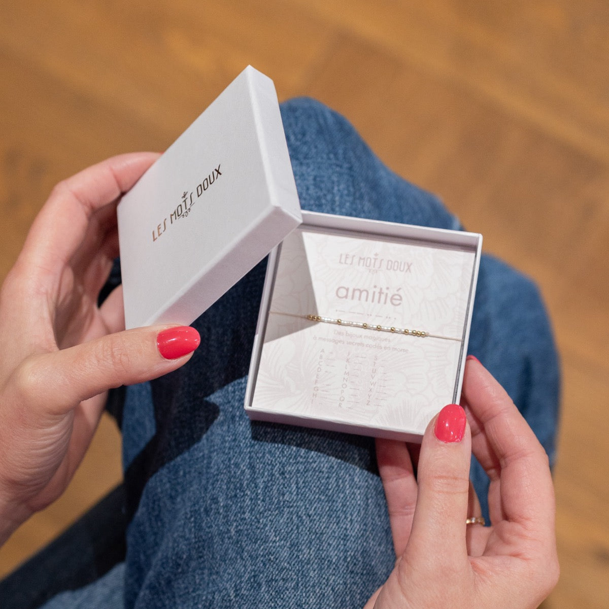 Bracelet Code Morse Amitié