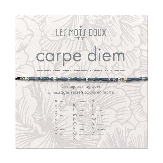Bracelet Code Morse Carpe Diem