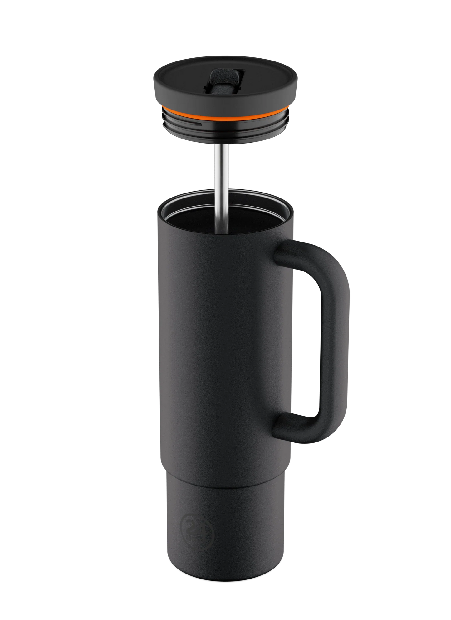 Straw Cup Tuxedo Black 800 ml