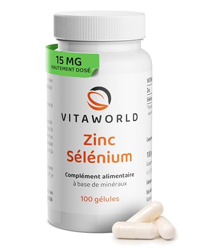 Zinc + Sélénium – 100 Capsules