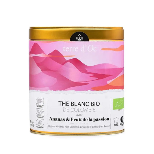 Thé Blanc Bio Ananas-Passion de Colombie 50g