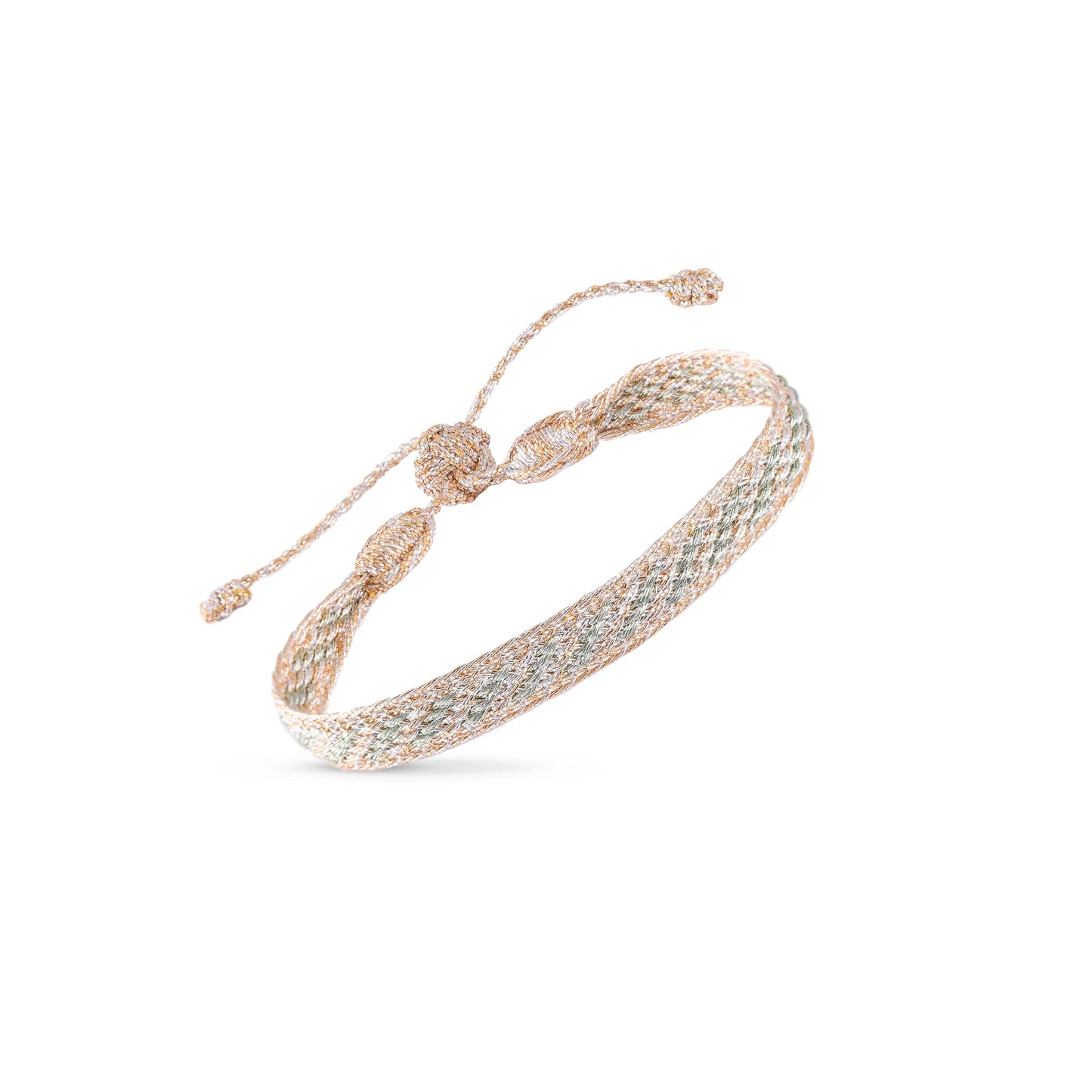 Izy Nº2 Bracelet (Gold & Silver Almond)