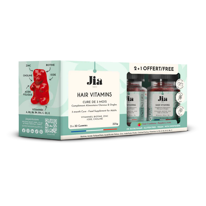 Gummies Hair Vitamins - Cure 3 mois