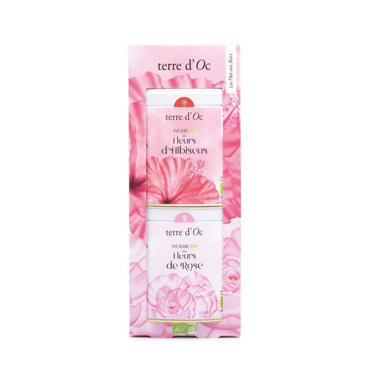 Duo Rose - Hibiscus - Thé aux Fleurs Bio