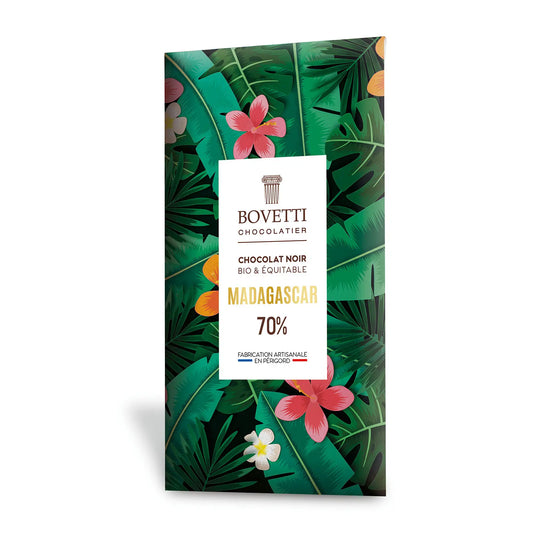 Tablette chocolat noir 70% Madagascar bio & équitable