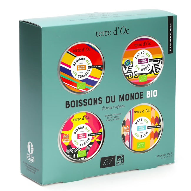 Coffret 4 Boissons du Monde