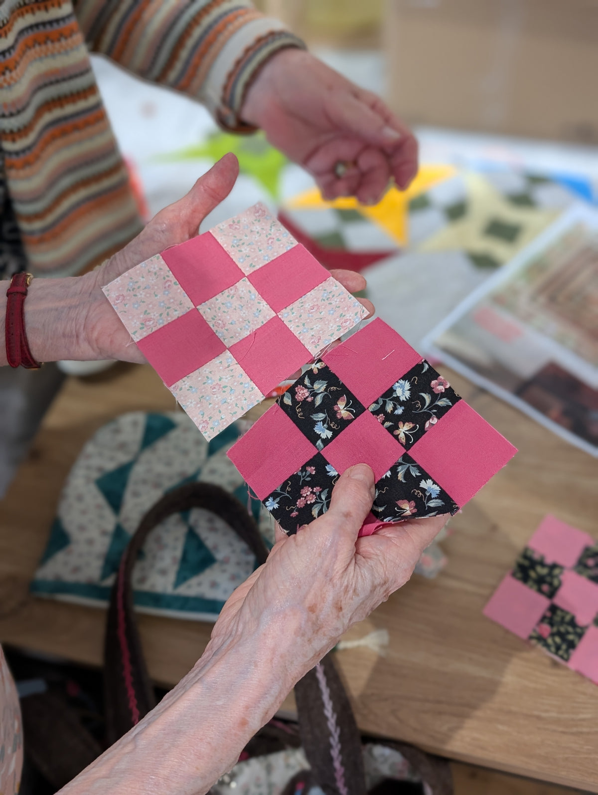 Atelier Initiation Patchwork 9 morceaux de tissu, mille possibilités !✨