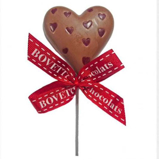 Sucette chocolat au Lait Je t’aime 