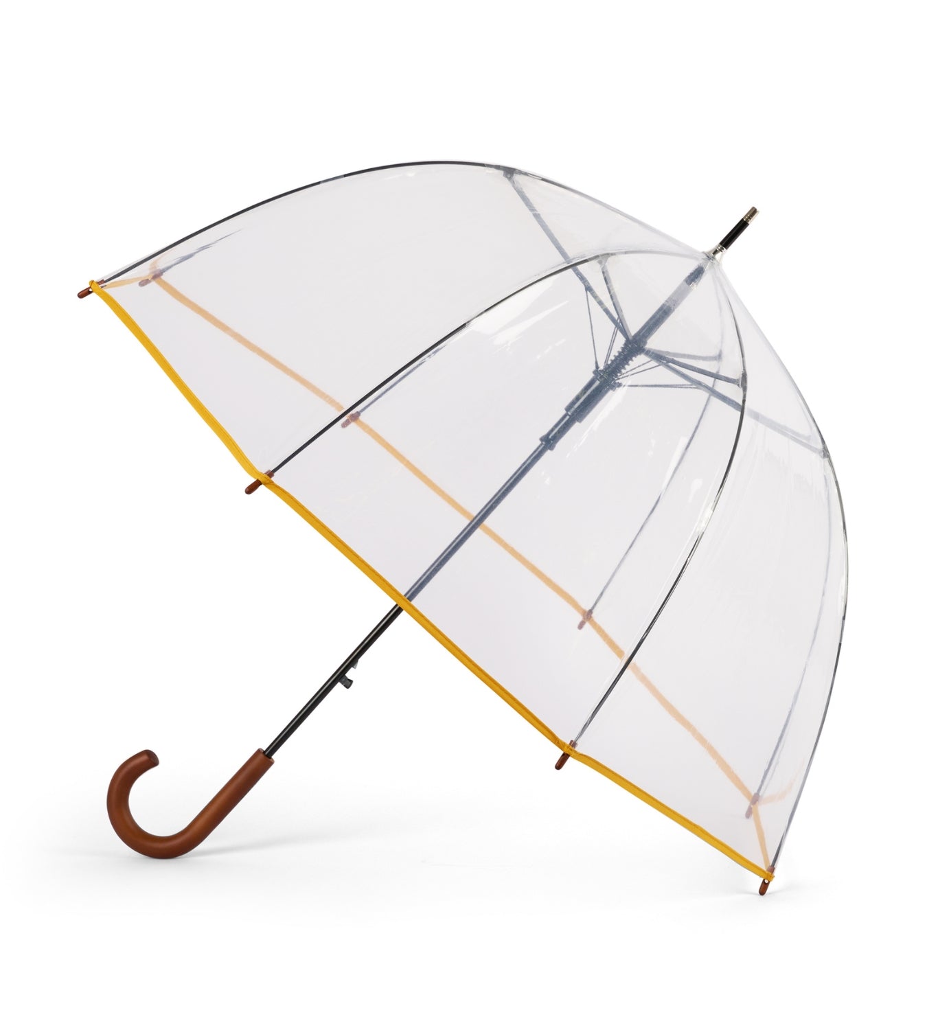 Parapluie cloche transparent adulte Ganse Jaune ROMAIN
