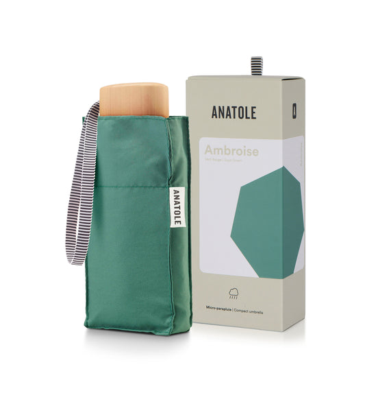 Mini parapluie micro et soldie vert sauge AMBROISE