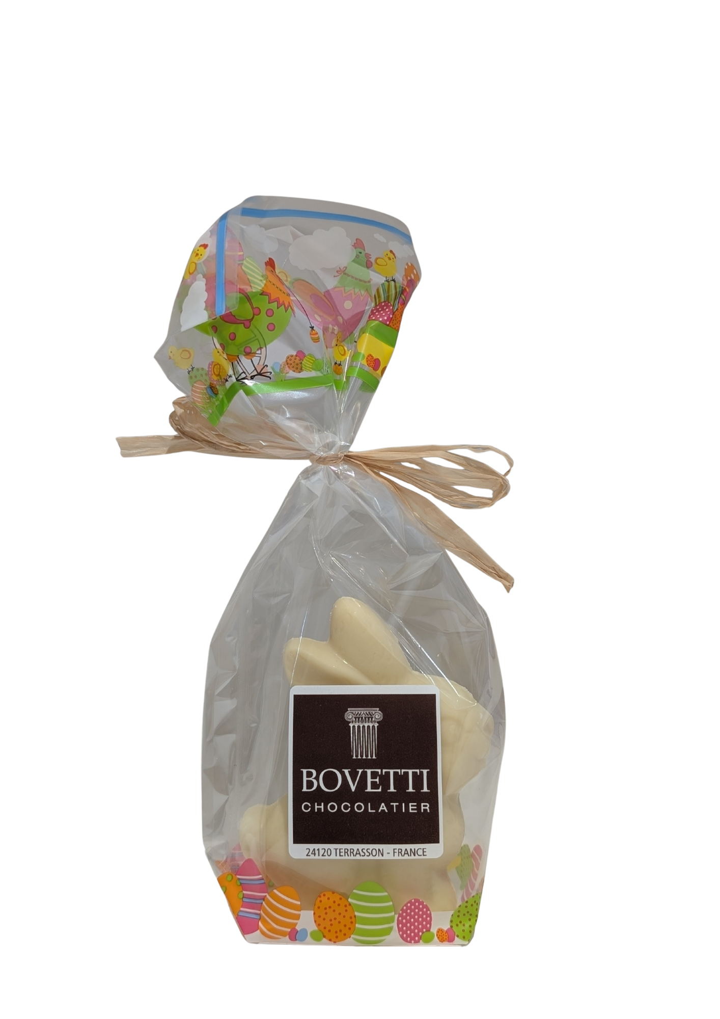 Petit lapin en chocolat blanc 40g