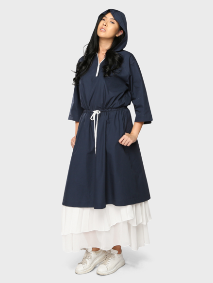 Robe à Capuche – Bleu Marine