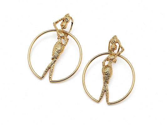 Boucle d'Oreilles Élégance sculpturale