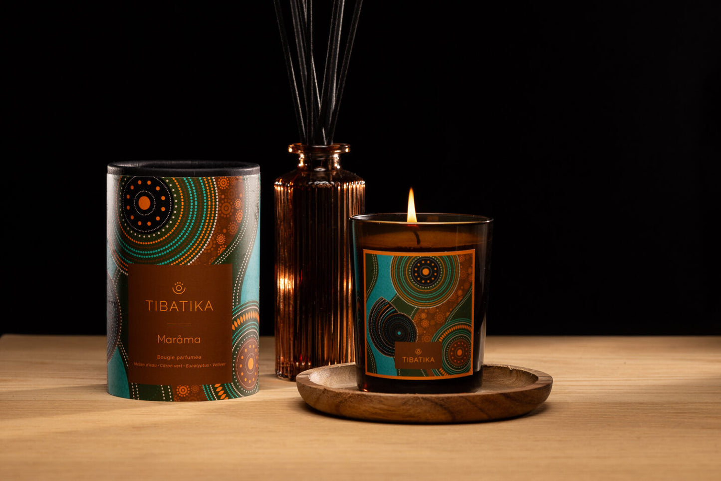 Bougie parfumée artisanale "Maråma"