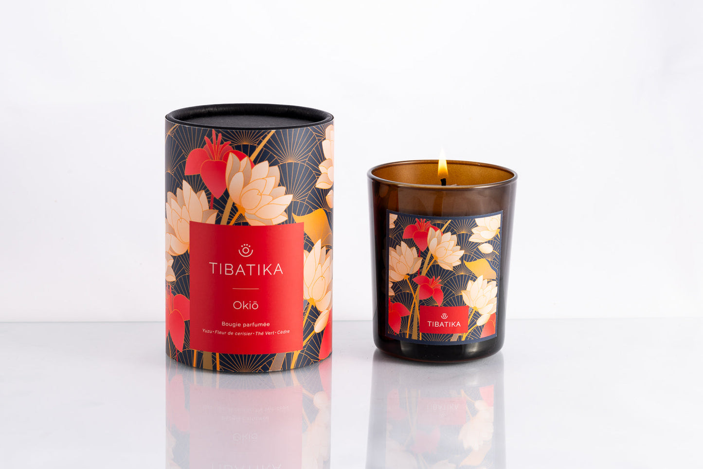 Bougie parfumée artisanale "Okio"