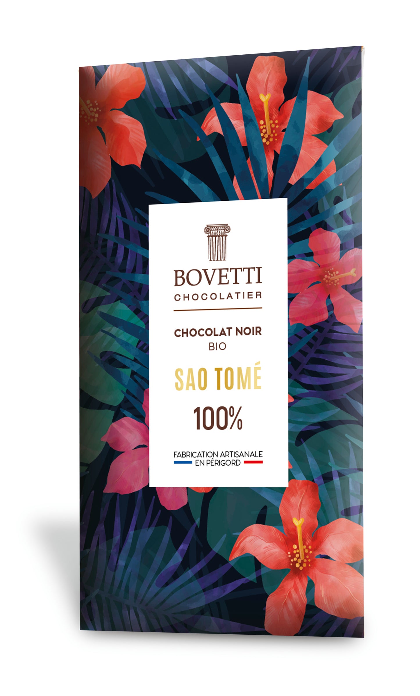 Tablette chocolat noir BIO SAO TOME 100% DE CACAO
