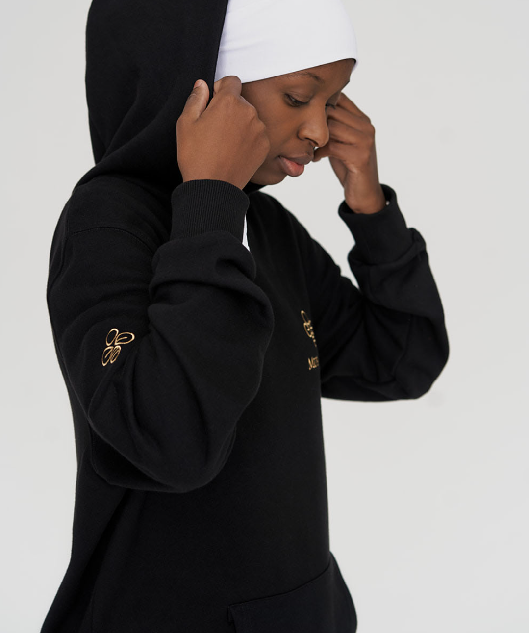 Hoodie Oversize Tullé Noir