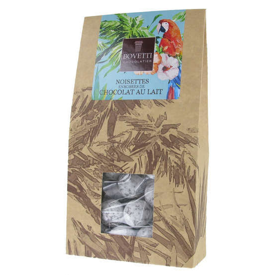 Étui noisettes chocolat lait