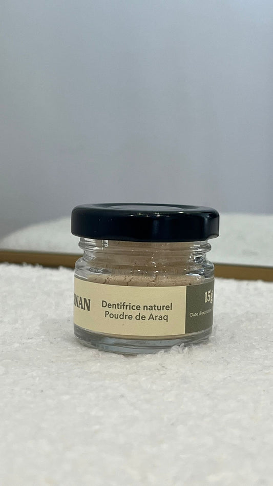 dentifrice naturel Poudre de Araq