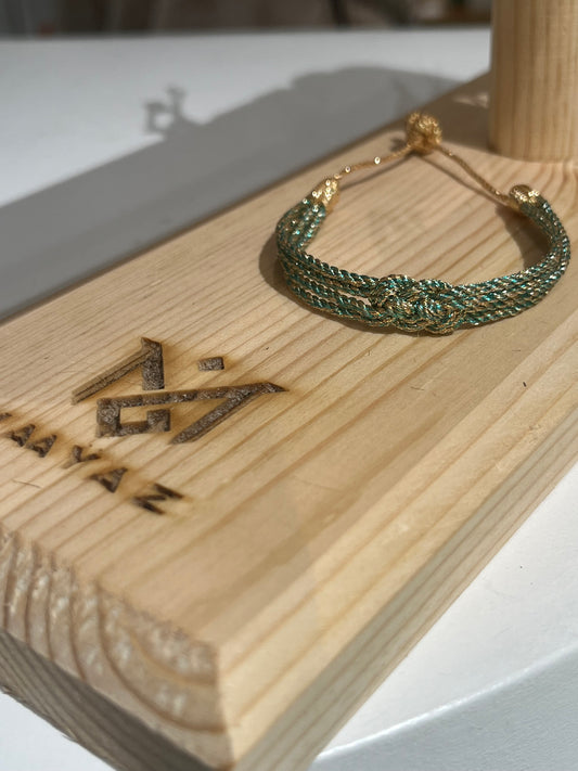 Bracelet Knot N°1 Peach Geranium (BKPG)