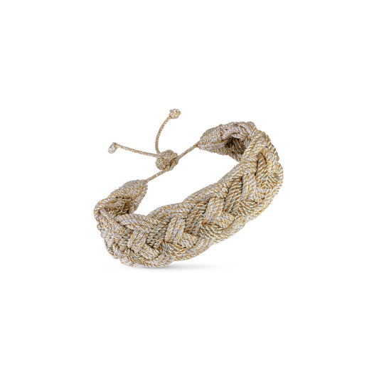Bracelet Ifni N°2 Gold Silver Almond Desert Sun