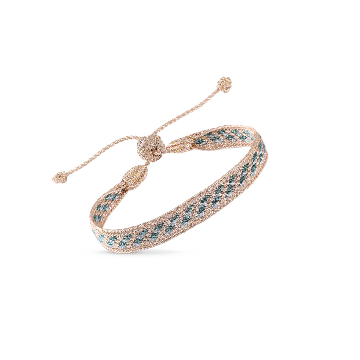 Izy Nº2 Bracelet Rose Gold Metallic Grey