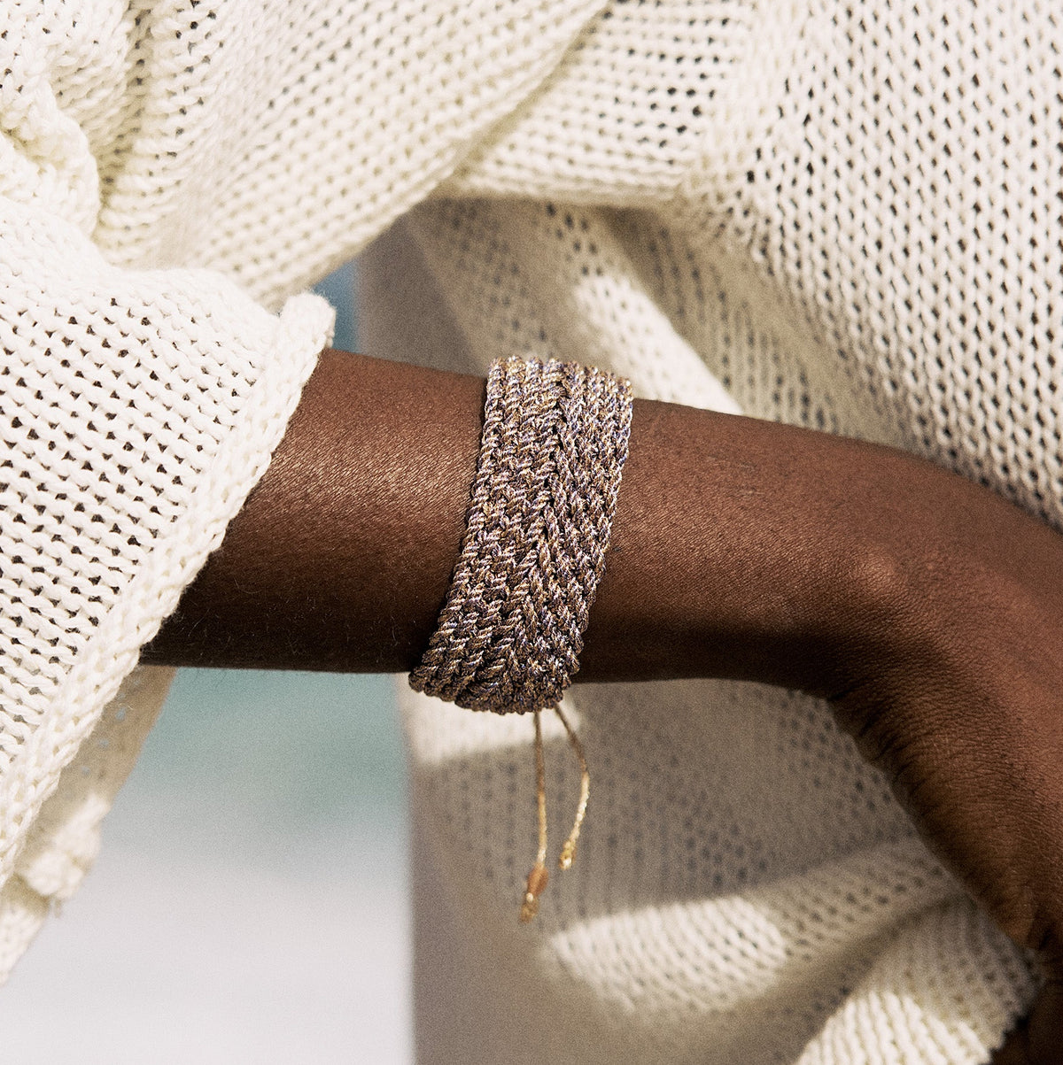 Bracelet Uzoud N°1 Rose Gold Lavender Champagne
