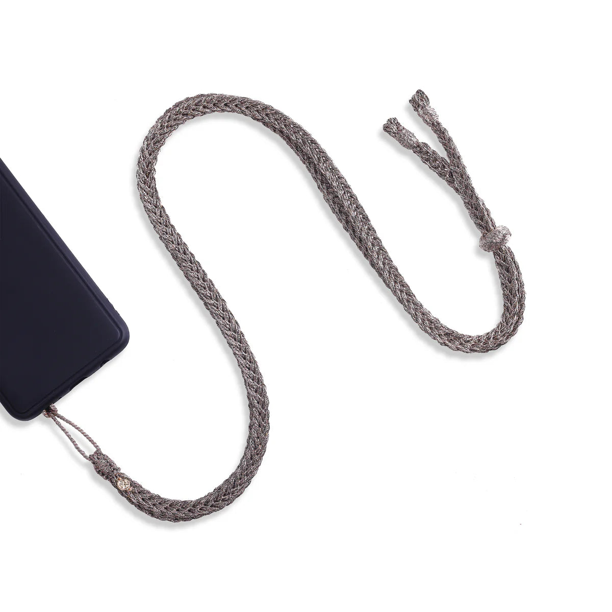 Maxi Braided Phone Strap - Greige