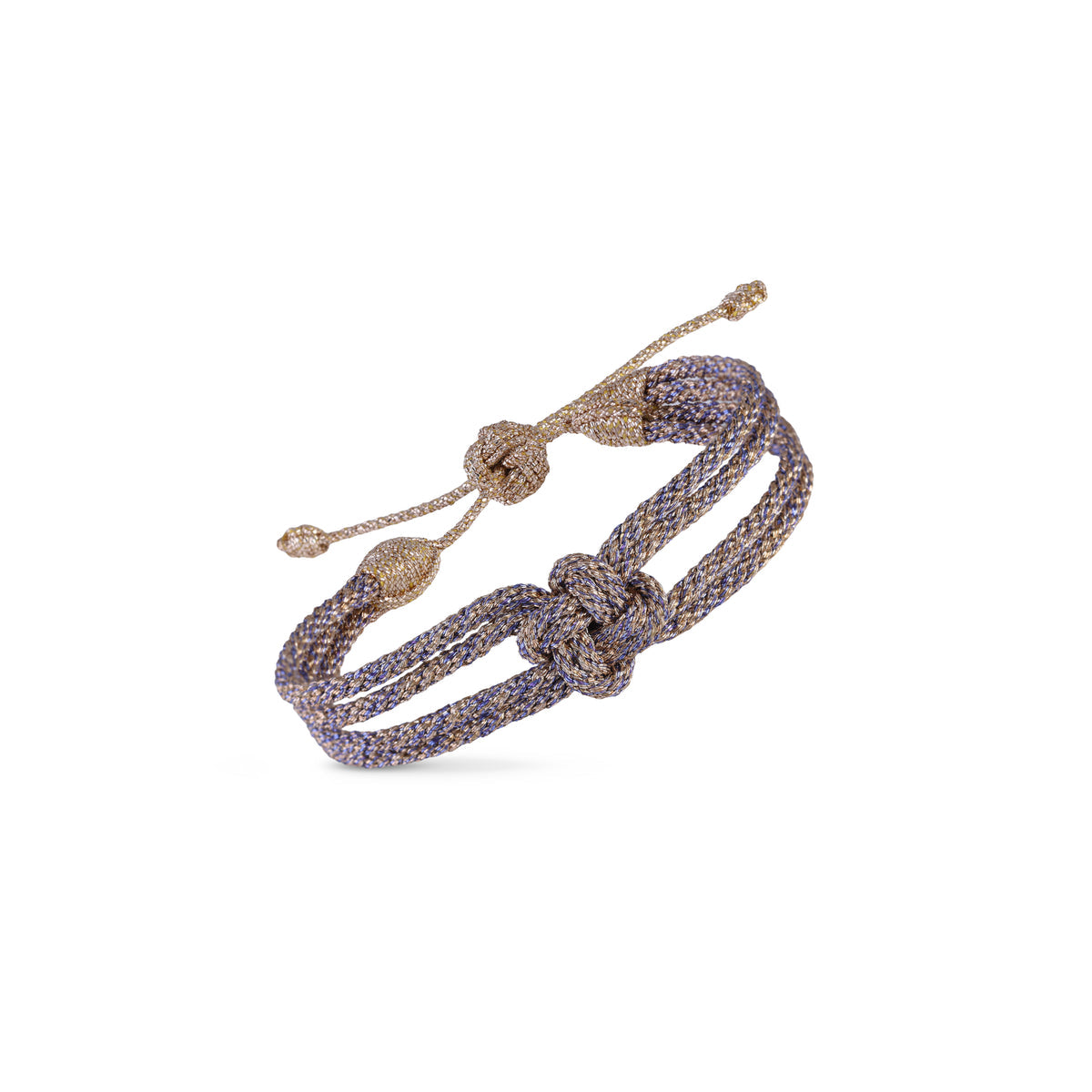 Bracelet Maxi Iris N°1 Rose Gold Lavender Champagne