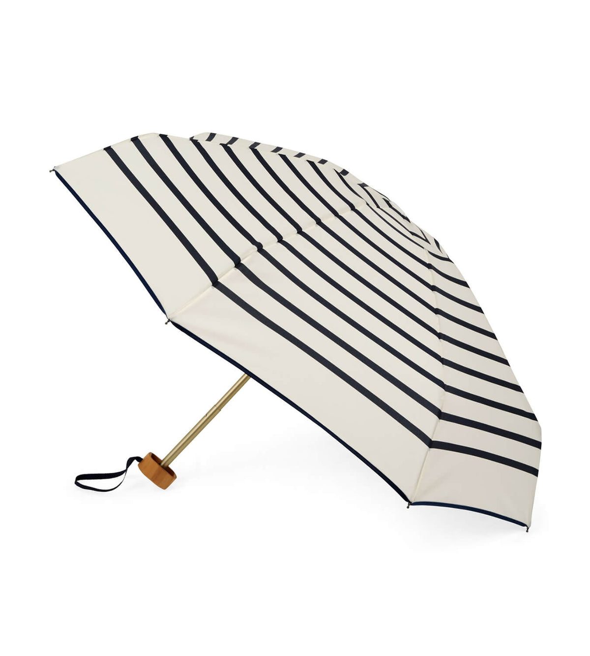 Mini parapluie micro et solide rayé bleu marine "marinière" HENRI