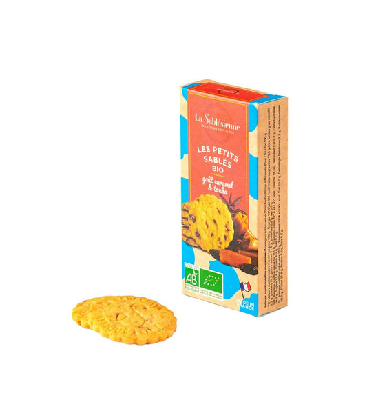 Petits Sablés Bio Caramel et Fève Tonka 37g