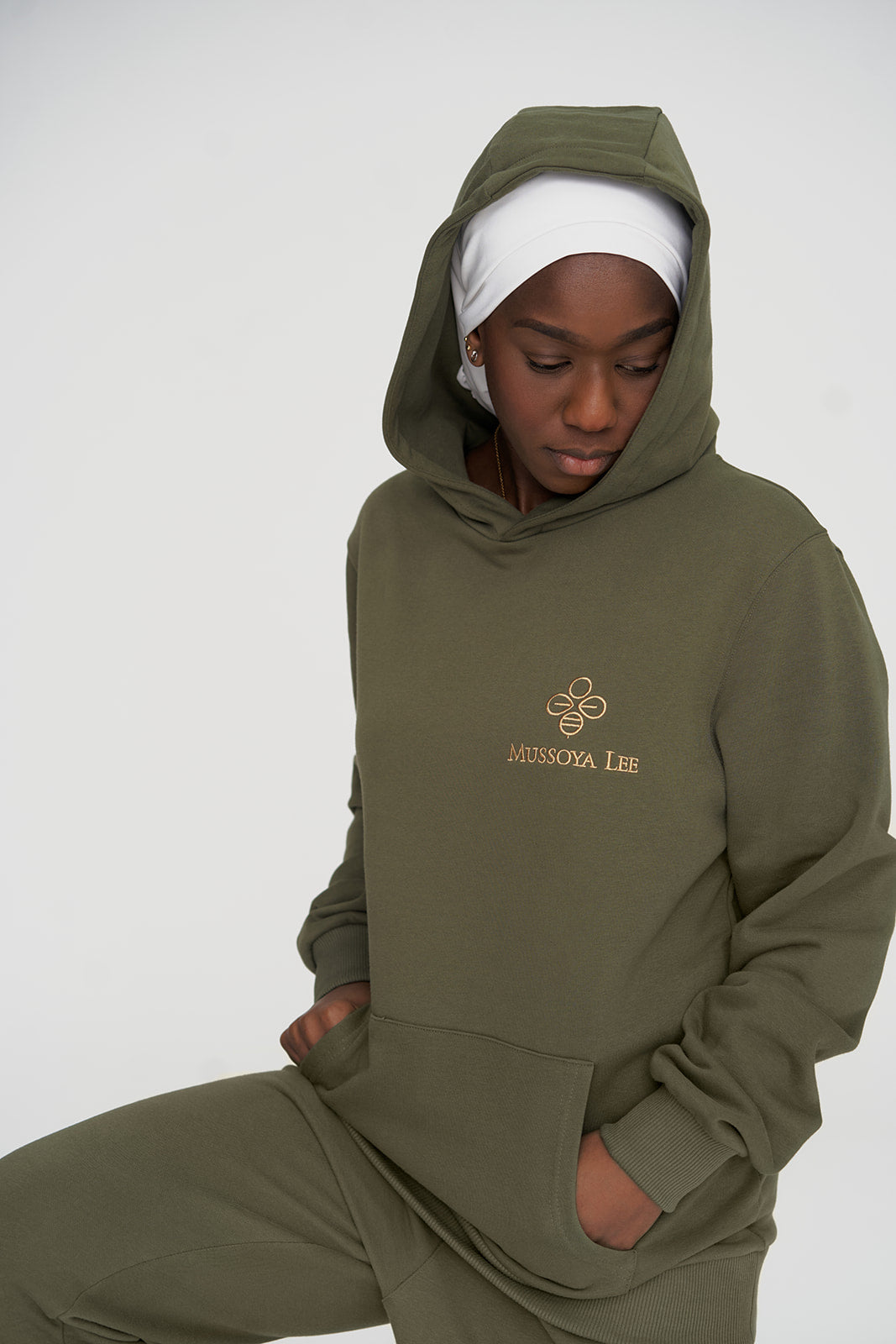 Hoodie Oversize Tullé Kaki