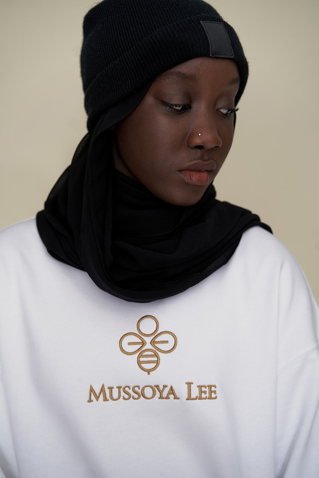 Pull Tunique Oversize Yamb Blanc