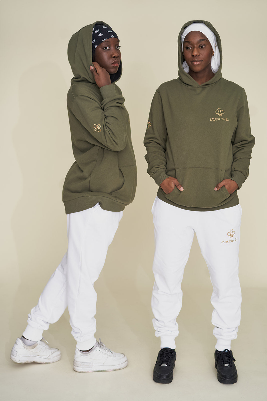 Hoodie Oversize Tullé Kaki