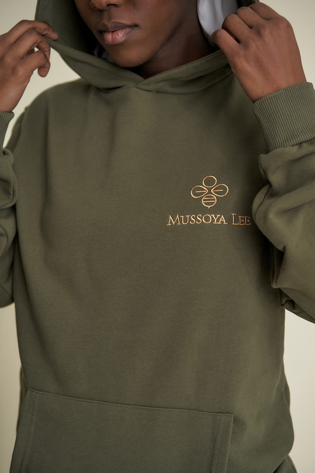 Hoodie Oversize Tullé Kaki