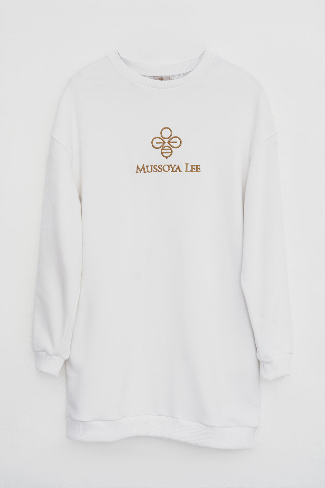 Pull Tunique Oversize Yamb Blanc