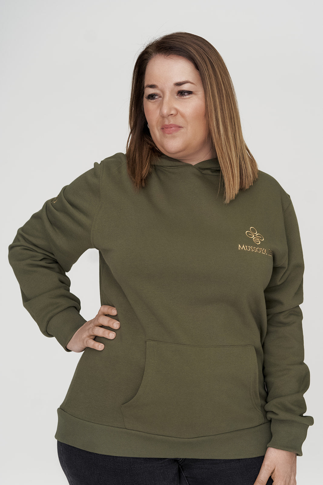 Hoodie Oversize Tullé Kaki