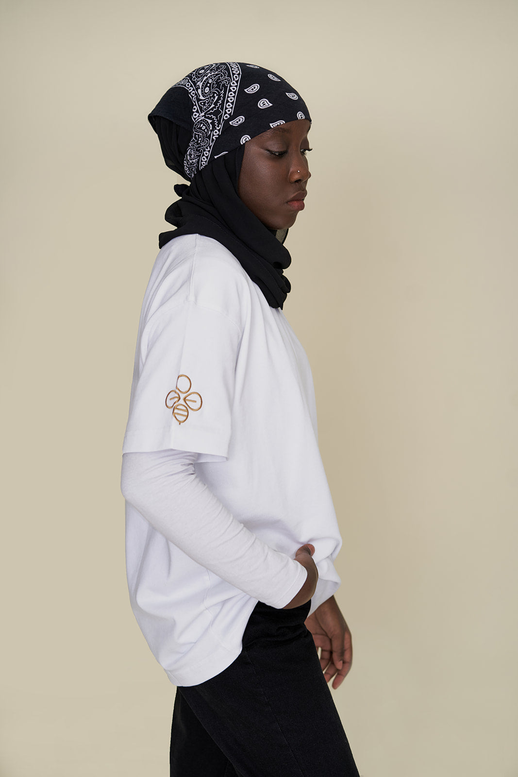 T-Shirt mixte Oversize Epais Kumi Blanc