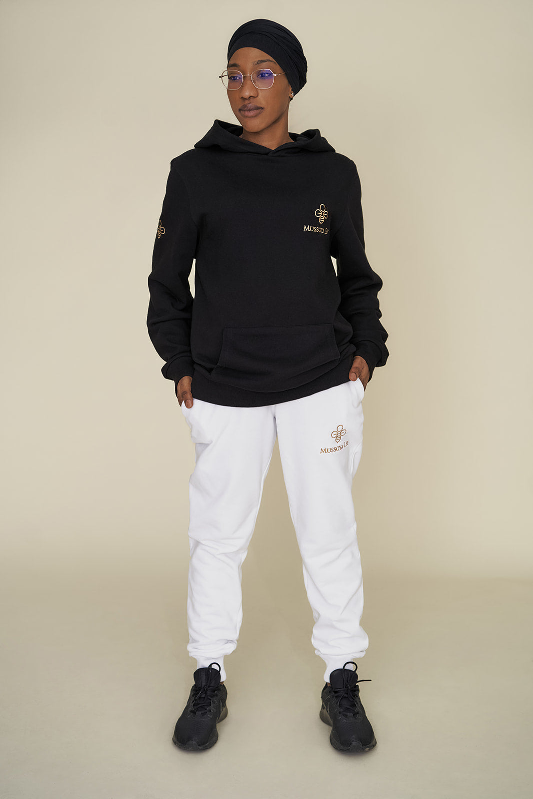 Pantalon Jogger Ample Ñaaki Blanc
