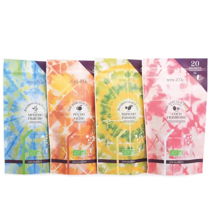 Pêche de vigne thé noir glacé bio 20 SACHETS