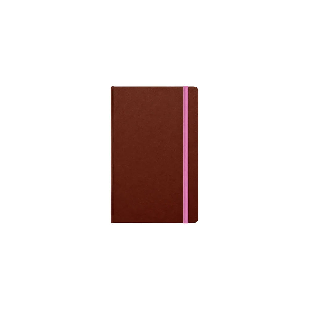 Carnet Flow taille moyenne - MARRON