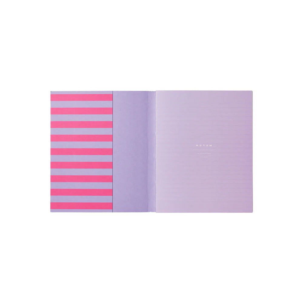 Carnet UMA Moyen format –  RAYURE LAVANDE
