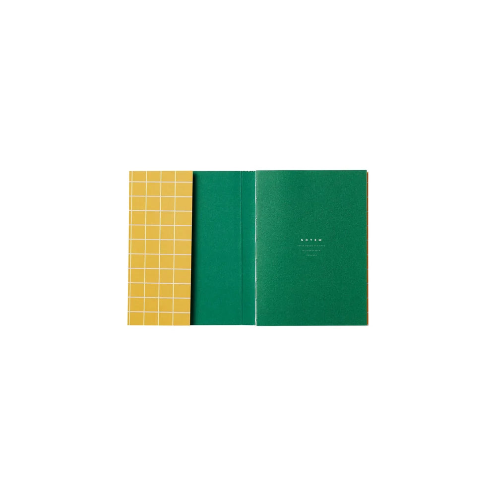 Carnet UMA, petit format - CARREAUX OCRES