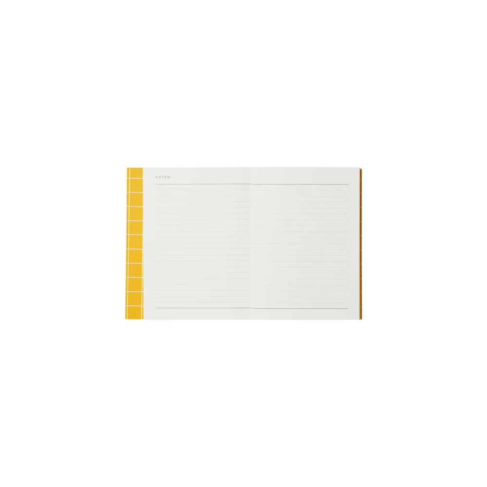 Carnet UMA, petit format - CARREAUX OCRES