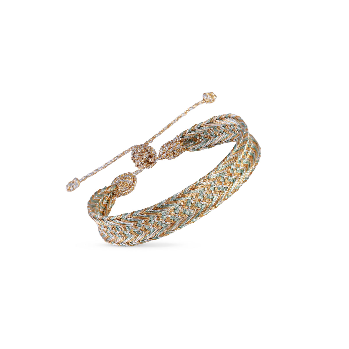 Bracelet Nerry Nº1 (Peach & Silver Almond Desert Sun)