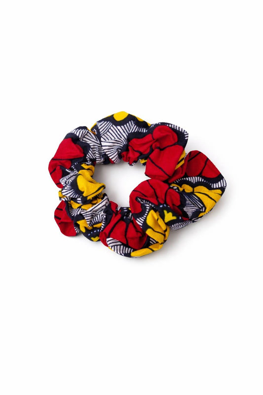 Chouchou Wax Eventail Rouge Jaune