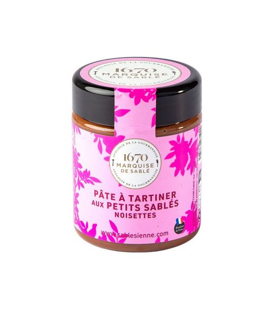 Pâte à tartiner Chocolat lait aux petits sablés noisettes 250g