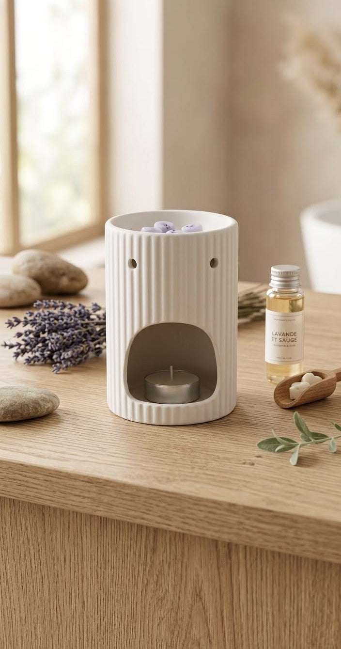 Coffret Parfum d’Ambiance - Brûleur et Fondants Parfumés Maison Santal