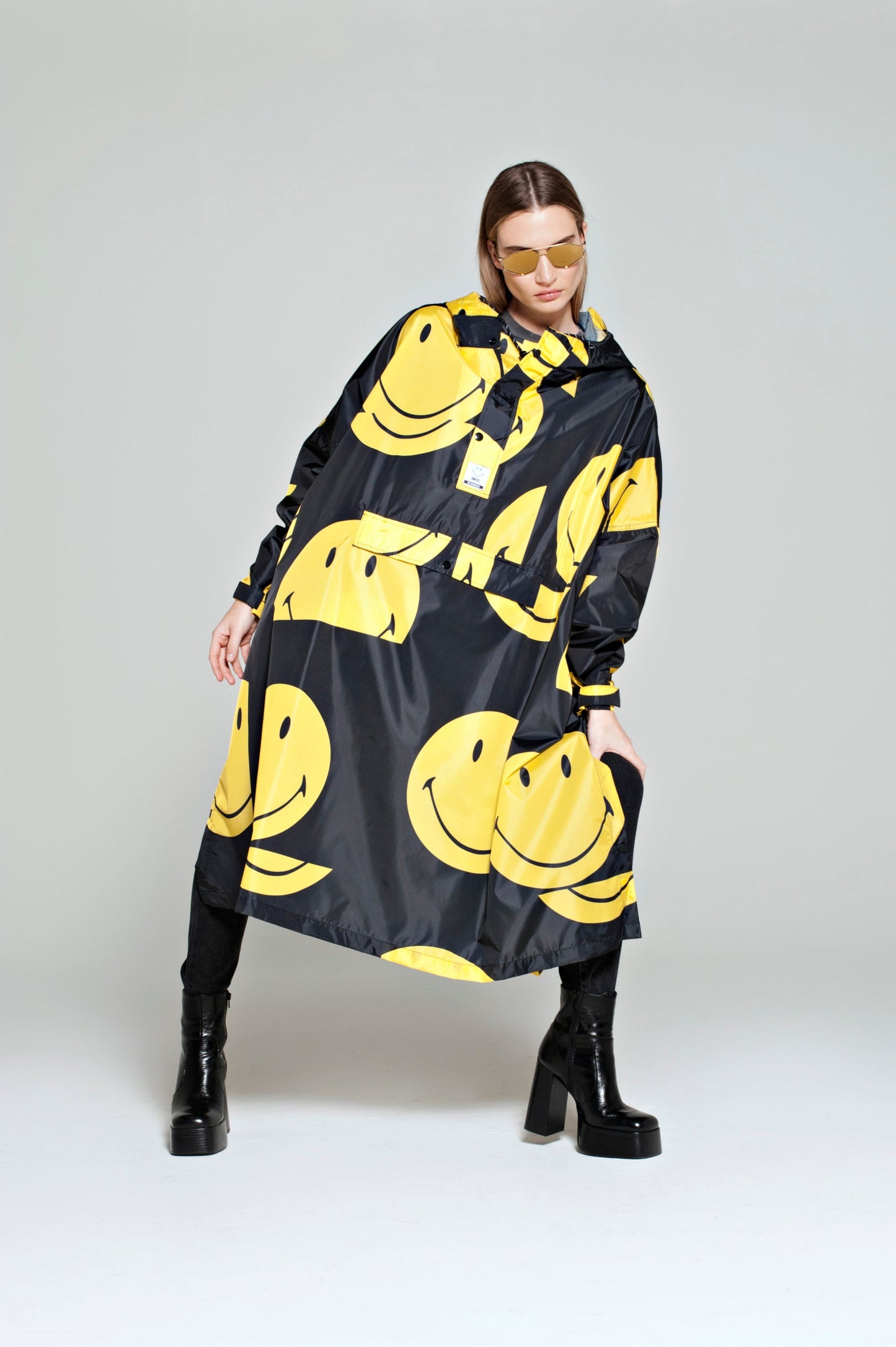 Poncho de pluie All Smiles x Smiley