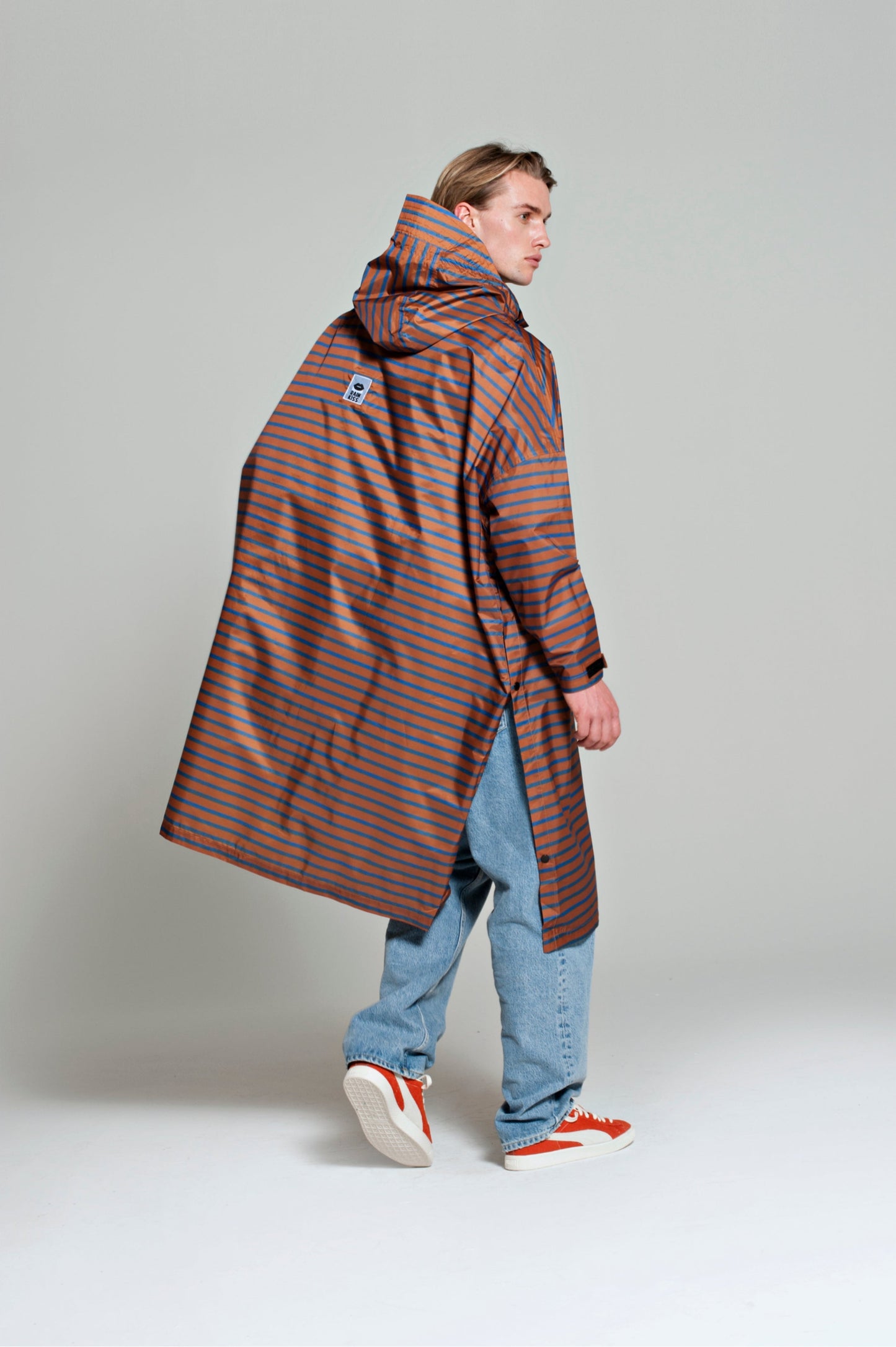 Poncho de pluie Breton Blue